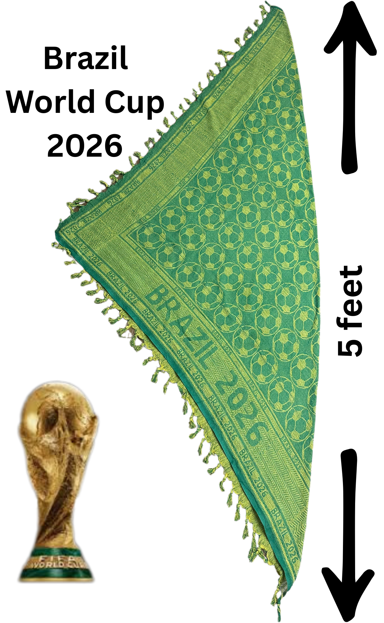 Brazil 2026 Keffiyeh